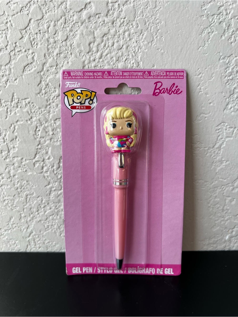 NWT Funko Pop! Mattel Pens - Totally Hair Barbie Gel Pen (Dark Pink Ink)